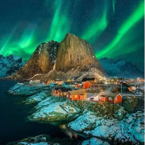 Northern Lights in Lofoten